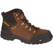 Chaussures De Sécurité Hautes – Caterpillar Framework Cuir Marron S3 – Tige Cuir