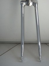 RARE Chrome finish Vintage 550x32 Road Bike Fork 25x100 Steel 