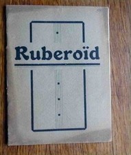 BROCHURE PUBLICITAIRE RUBEROÏD TOITURE ET ISOLANT Marseille 1914
