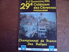 programme CRITERIUM DES