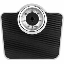 Balance Pèse-Personne Mécanique Professionnelle Noire Et Blanche 130 KG