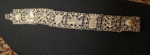 Bracelet métal argenté - bracelet,
