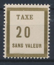 Timbre France Fictif Taxe