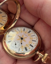 Montre USA gousset en or