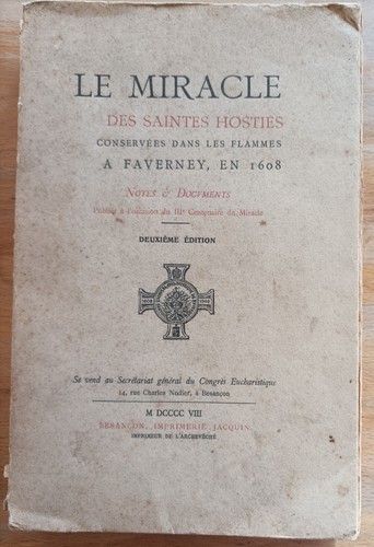 Miracle des saintes hosties - miracle,