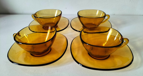 Tasses sous vereco - 4, sous-tasses