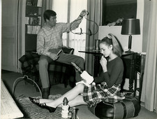 Geneviève Grad Vintage silver print Tirage argentique  18x24  Circa 1960 