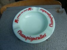 Cendrier Opaline Verte Bière Champigneulles Reine des Bières