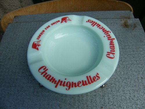 Cendrier opaline verte bière - cendrier,