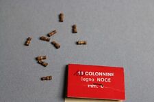 ZC2988 Amati 4035 accastillage bateau 10 colonnine legno noce colonne bois noyer