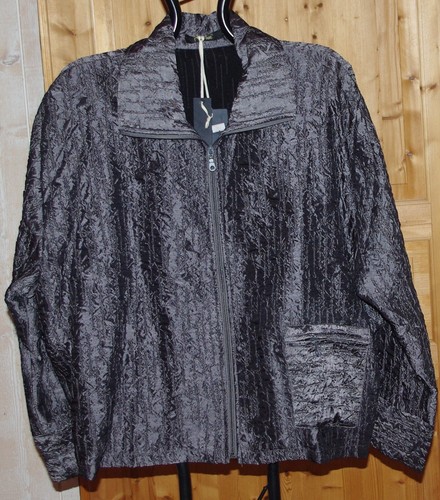 Veste oversize satin - , froissé