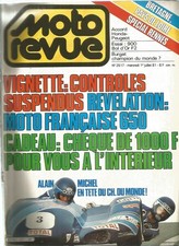 MOTO REVUE N°2517 GP HOLLANDE /MOTO FRANCAISE 650 / BOL D'OR / GUZZI 850 LE MANS