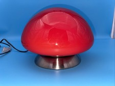 Lampe Linhai Junis Modèle NO JY-31 - space age , champignon , rouge , vintage
