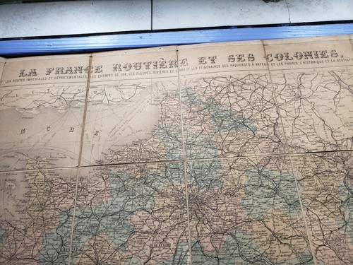 Ancienne carte la - carte, france