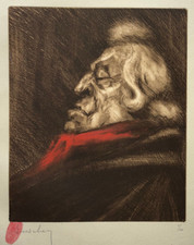 LUCIEN GUITRY Portrait GRAVURE