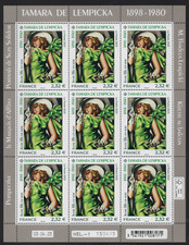 2023 - MINI-FEUILLE TAMARA de LEMPICKA  TIMBRES n° 5680 N**