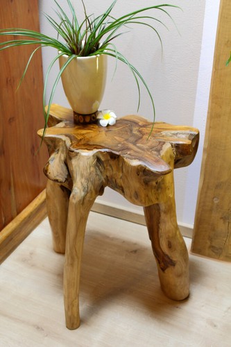 Table appoint bois racine - d'appoint,