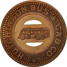 [#410839] États-Unis, Hutchinson Bus & Cab Company, jeton
