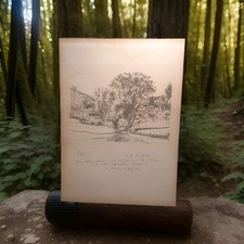 André Dunoyer De Segonzac Grande Lithographie Signée / Dédicacée L'île De France