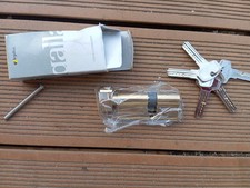 NEUF CYLINDRE DE SECURITE DE SERRURE DE PORTE A BOUTON VERROU LEGALLAIS  30 X 40