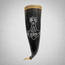 Corne boire viking - corne, marteau