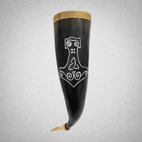 Corne boire viking marteau - corne,