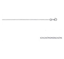 Bracelet/cheville maille jaseron allege,argent massif 925°°°,25cm/2mm garanti