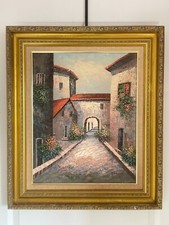 Ancien Tableau Peinture Huile