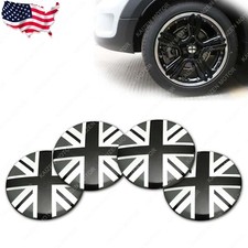 4PCS Wheel Hub Caps Black