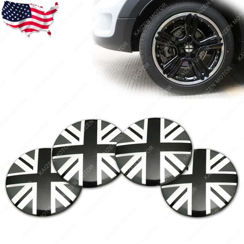 4pcs wheel hub - caps, black
