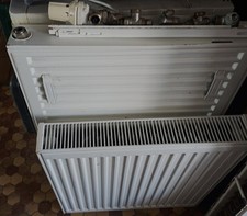 2 Radiateurs eau chaude acier GoodHome blanc