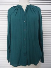 CAROLL Chemisier blouse vert T36