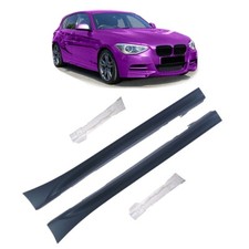 2 bas de caisse pack M pour BMW série 1 F20 5 portes de 07/2011 à 2019
