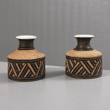 Paire de vases céramique