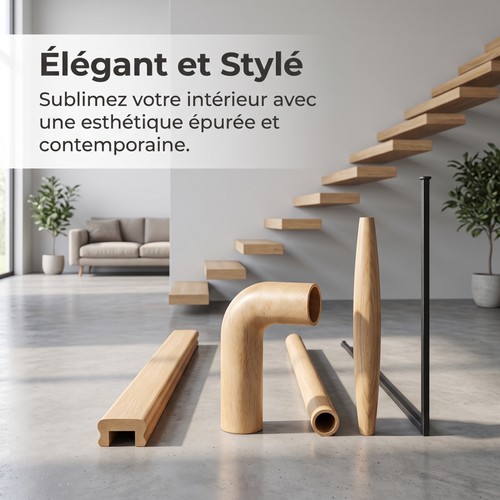Rampe escalier métal - en,