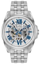 Bulova Montre Argent Analogique Hommes Classic Automatic 96A187