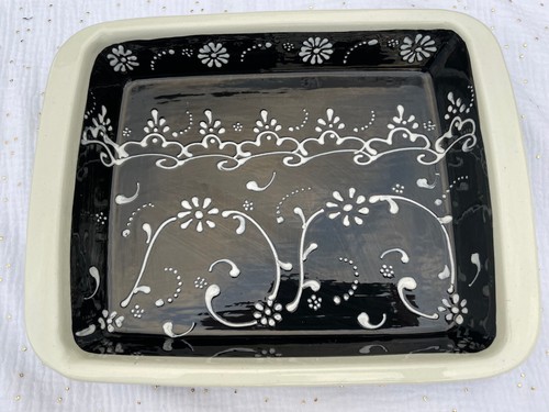 Plat rectangle creux terre - rectangle,