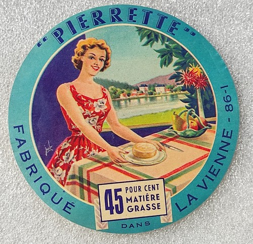 Fromage camembert etiquette - fromage,