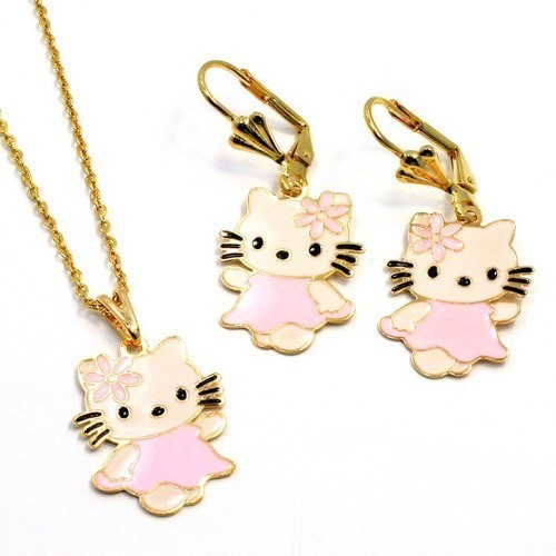 Parure bijoux enfant hello - parure,