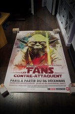 EXHIBITION STAR WARS FANS STRIKES BACK 2018 French Art Vintage Original Poster