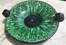 Belle Coupe À Fruits Vintage Vallauris Signé Beretta Barnoin De Style Art Deco