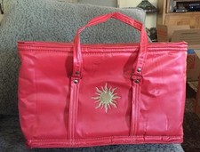 Vintage Cooler Thermo-Keep by Nappy Vinyl Washable Fabric / Insulated, Thermos