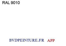 2l peinture blanc brillant direct ral 9010 + 1l durcisseur carrosserie auto moto