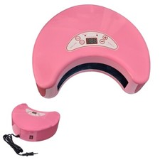 Lampada Four Ongles 18W UV 6 LED Gel Vernis à Ongles Semi Permanent Rosa