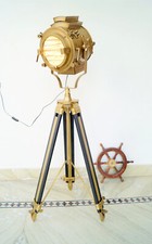 Ancien Spot Nautique Trépied Lampadaire Pied Home Office LED E27 Noël
