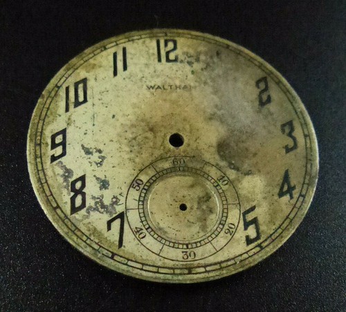 Vintage waltham pocket dial - dial, 1