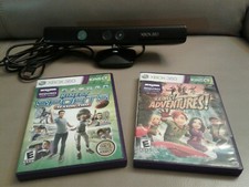 Microsoft XBOX 360 Kinect Motion Sensor Bar Black OEM 1414 Tested w sport   two