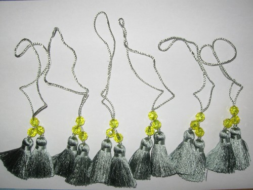 Petits pompons doubles - 6,