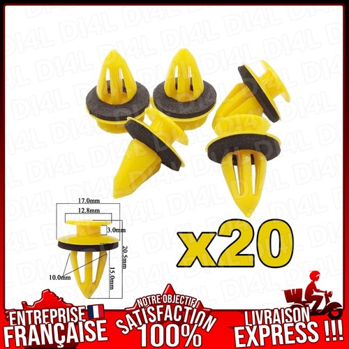Lot clips fixation - clips, panneau