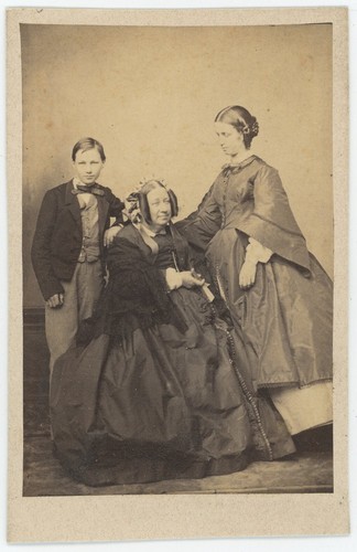 Cdv circa 1860 familles - circa, 1860.
